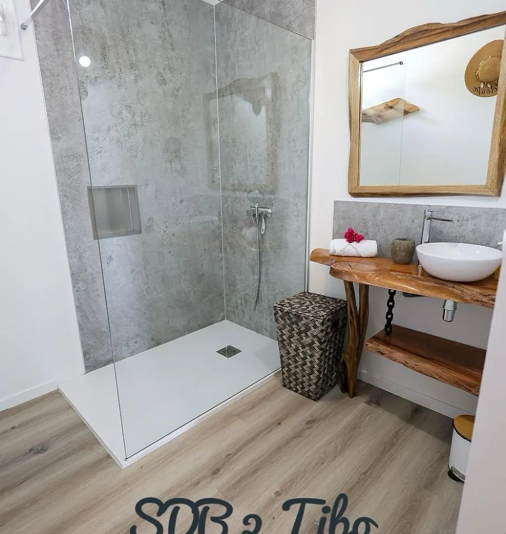 דירה דסהייס Haut De Villa Bel Bo & Bas De Villa Tibo Acces Mer גוואדלופ
